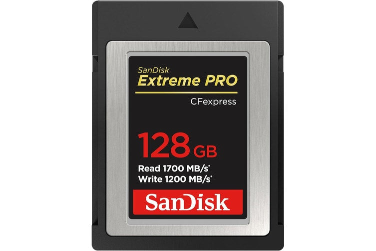 SanDisk 128GB Extreme PRO CFexpress TMemory Card Type B 1700MB/s