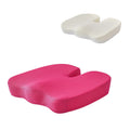 Orthopedic Memory Foam Seat Cushion Lumbar Back Pillow Pain Relief Car (Pink)